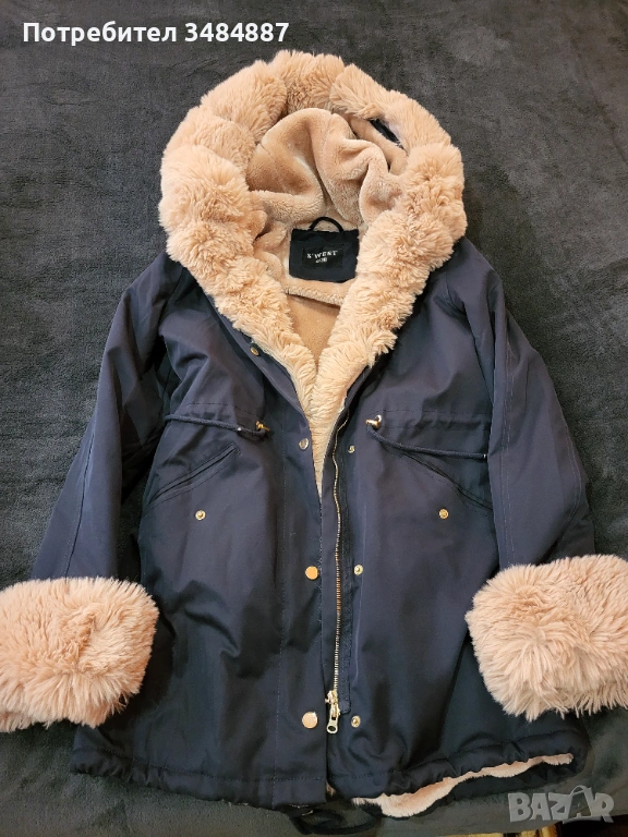Дамско зимно яке тип "парка", снимка 1