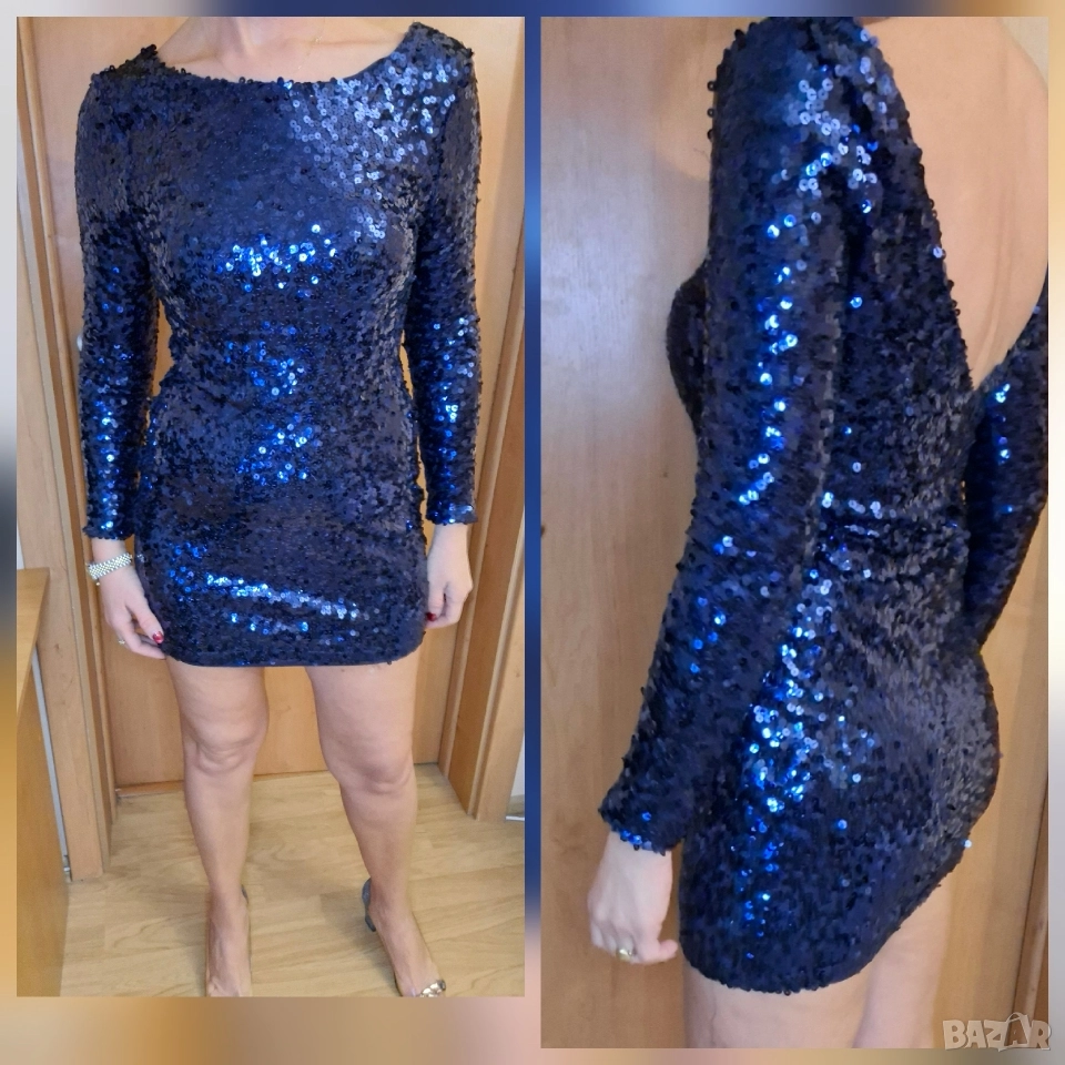 Официална рокля с пайети , снимка 1