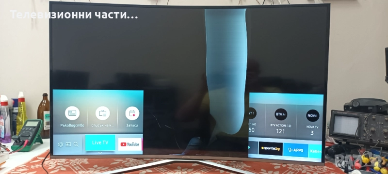 Samsung UE49KU6502U със счупен екран CY-VK049HGLV4H/BN41-02528A BN94-10784A/BN44-00876A L55E6_KHS, снимка 1