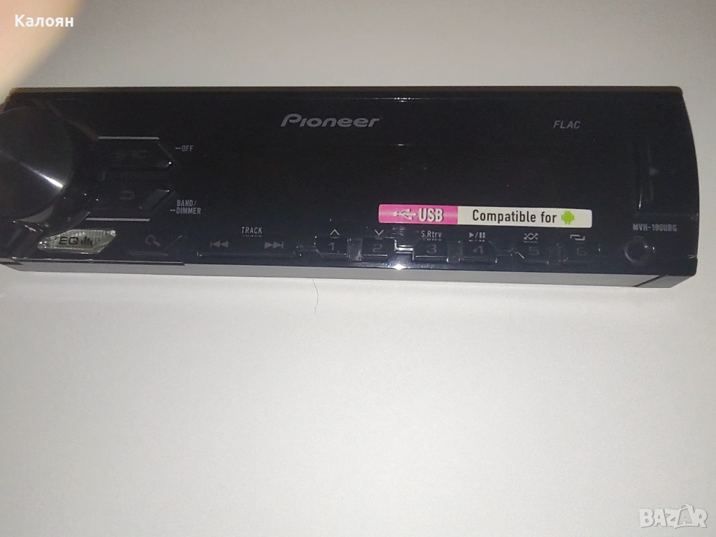 Панел за авто СД, Pioneer MVH-190UBG, снимка 1