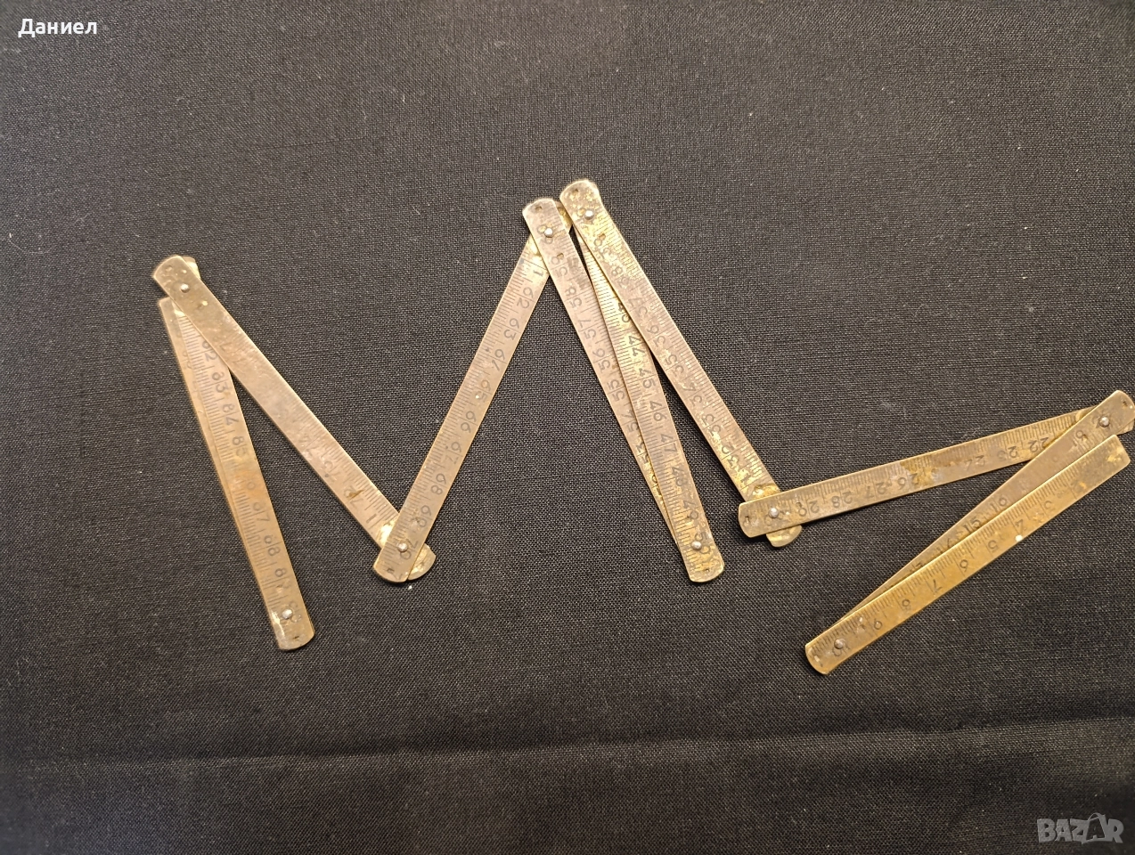 Стар месингов метър, снимка 1