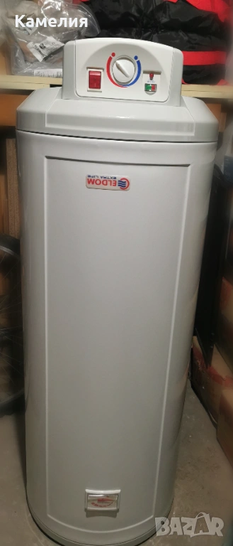 Вертикален бойлер Елдом 80 л., снимка 1