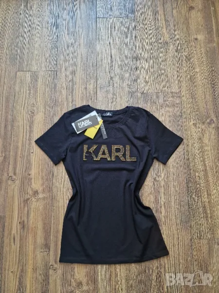 Страхотна дамска тениска KARL LAGERFELD, нова с етикет, размер S / M ,L , XL, цена 35лв, снимка 1