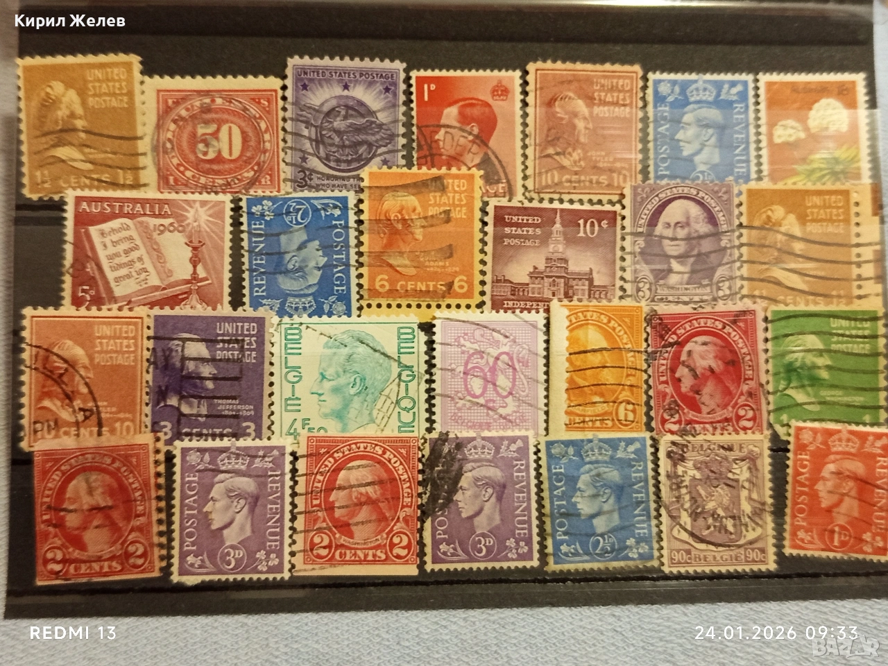 Стари пощенски марки от цял свят смесени АМЕРИКАНСКИ ПРЕЗИДЕНТИ за КОЛЕКЦИЯ 51964, снимка 1