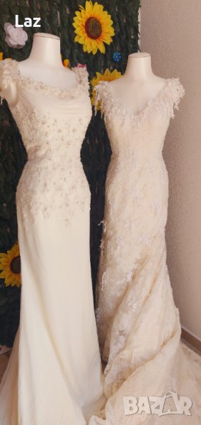 луксозна сватбена булчинска рокля, снимка 1
