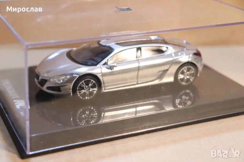 1:43 NOREV PEUGEOT RC HYBRID 4 КОЛИЧКА ИГРАЧКА МОДЕЛ, снимка 1