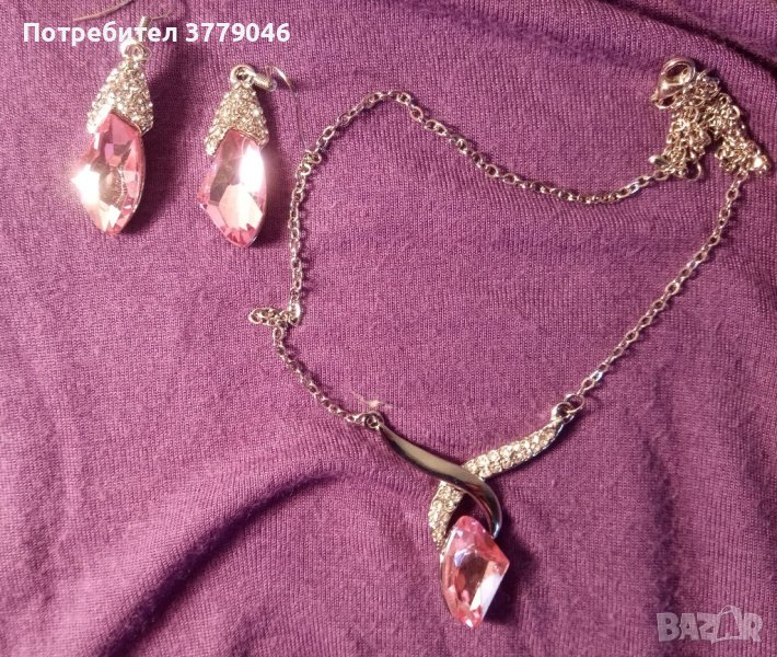 Комплект колие и обеци , снимка 1