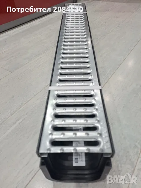 Подов линеен сифон/ дренажен канал/-  ALCADRAIN -1 м, снимка 1