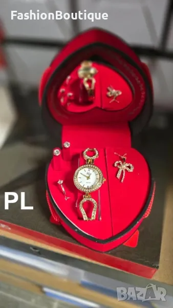 Дамски стилен комплект+подарък елегантна кутийка за бижута
, снимка 1