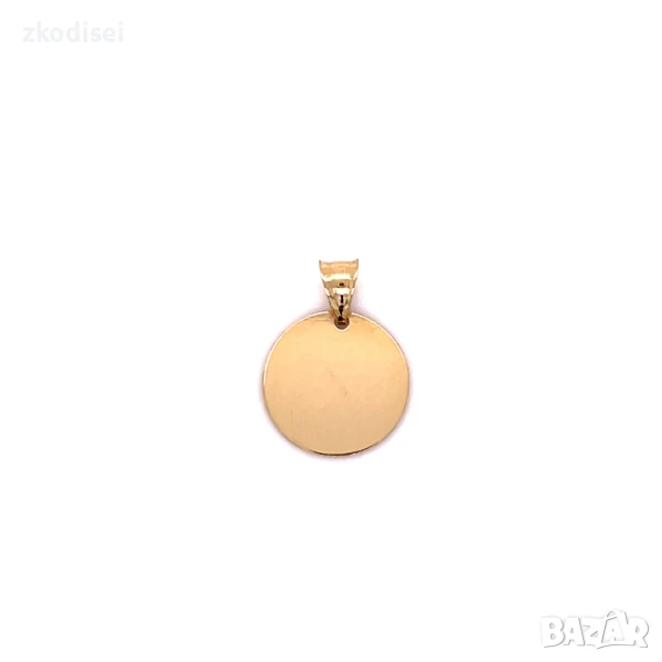Златен медальон 0,81гр. 14кр. проба:585 модел:32137-5, снимка 1