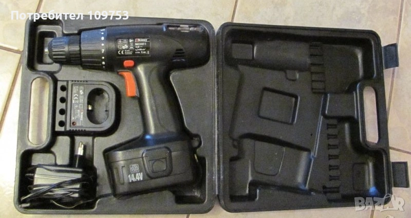 Винтоверт 14V с куфар за съхранение и зарядно, снимка 1