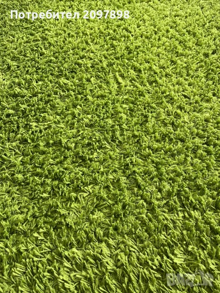 Зелен килим с косъм от Икеа , снимка 1