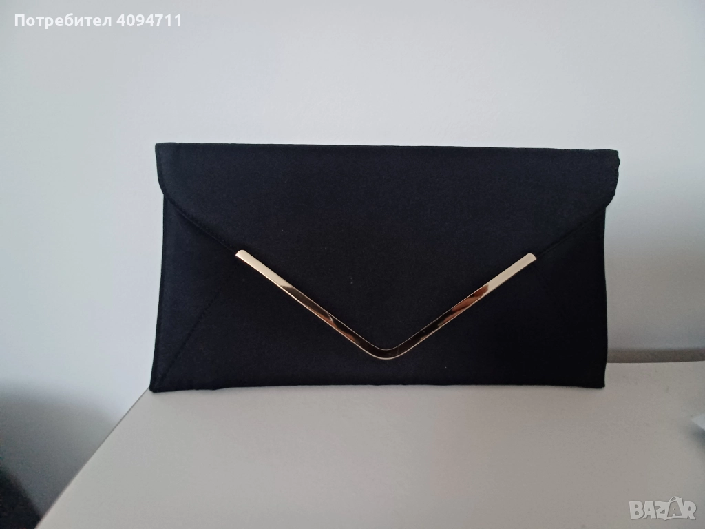 Нова черна плик чанта от Hugo Boss Parfums, снимка 1