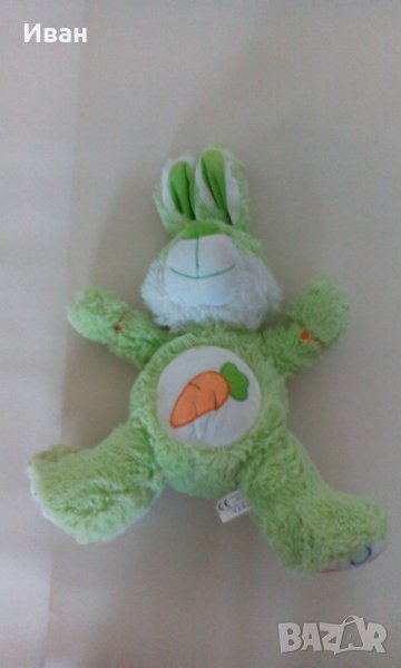 Плюшена играчка заек, зелен 40 см - само по телефон!, снимка 1