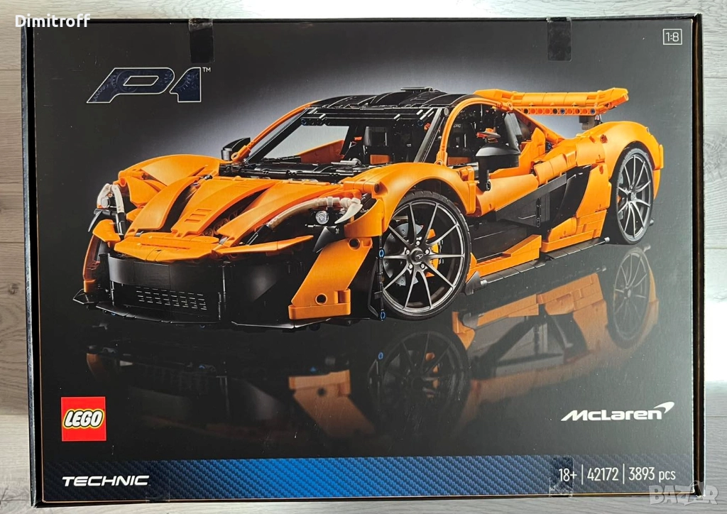 LEGO Technic 42172 McLaren P1 – Чисто нов, запечатан!, снимка 1