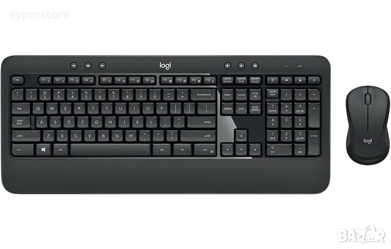 2 в 1 Комплект клавиатура и мишка Безжични Logitech MK540 Advanced 920-008685 Модерен и компактен, снимка 1