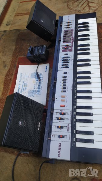 Рядък аналогов синтезатор Casio MT-400 V, снимка 1