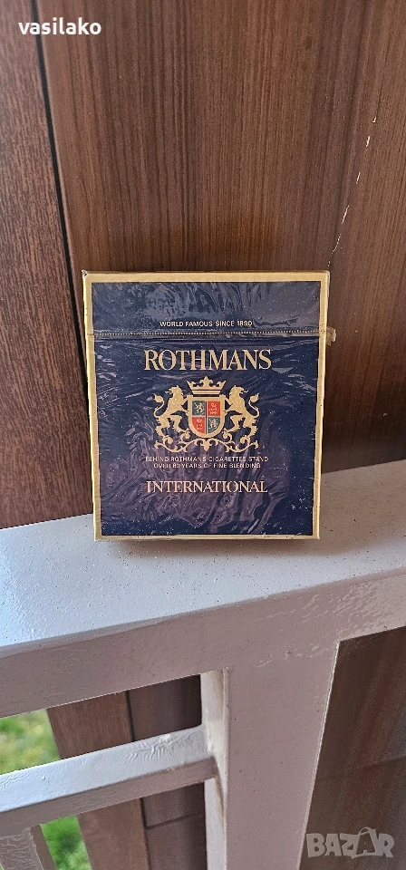 Колекционерски цигари Ротманс плочка! , снимка 1
