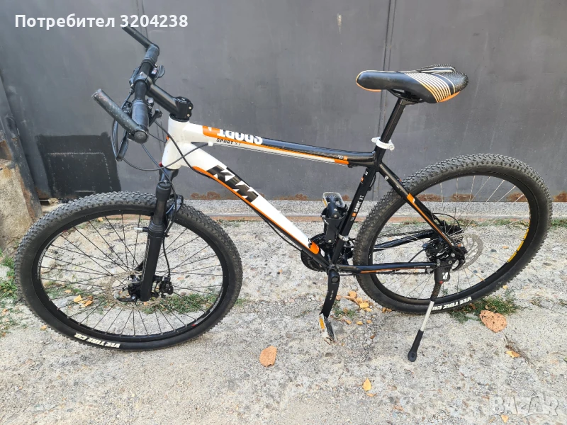 Алуминиево колело KTM 27.5"цола Хидравлични дискови спирачки Manitou вилка Shimano XT LX много леко!, снимка 1