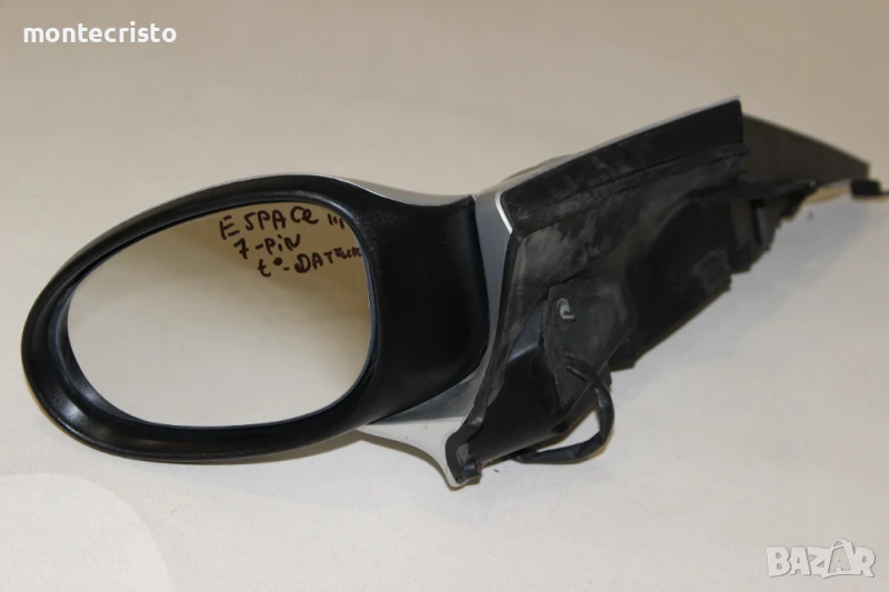 Ляво огледало Renault Espace III (1996-2002г.) 7 пина температурен датчик електрическо, снимка 1