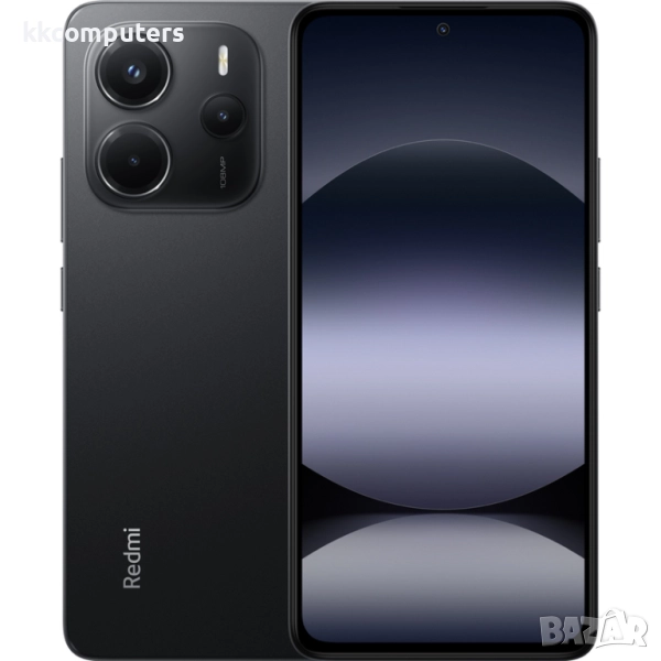 ЧАСТИ ЗА Смартфон GSM XIAOMI REDMI NOTE 14 BLACK 6.67 ", 128 GB, RAM 6 GB, 108+2+2 MP , снимка 1