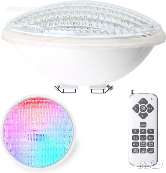 НОВО! RGB LED осветление за басейн – 40W с дистанционно, снимка 1