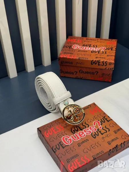 колани от естествена кожа в кутия guess , снимка 1