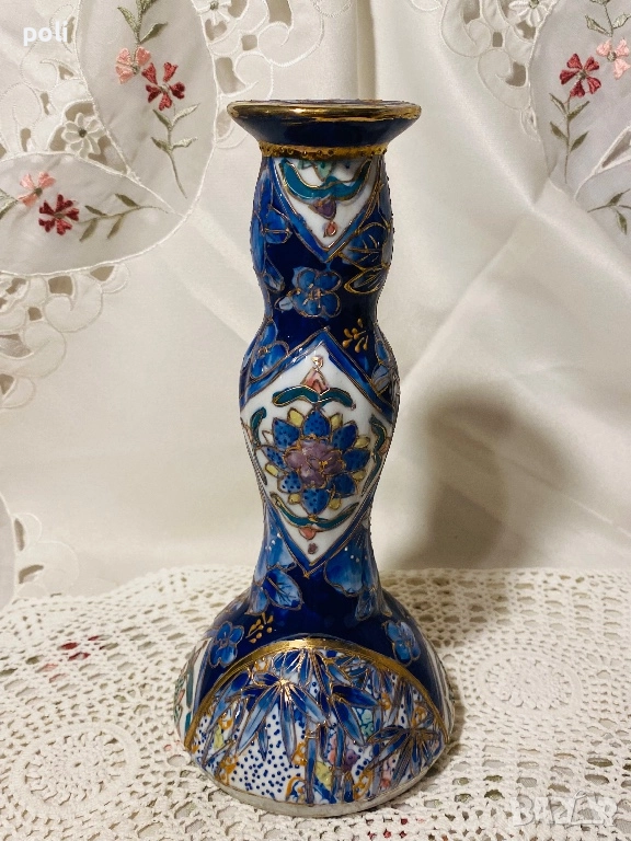 порцеланов свещник , снимка 1