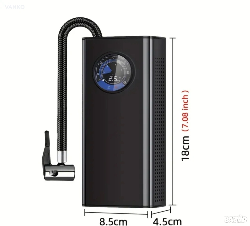 компресор за кола велосипед , снимка 1