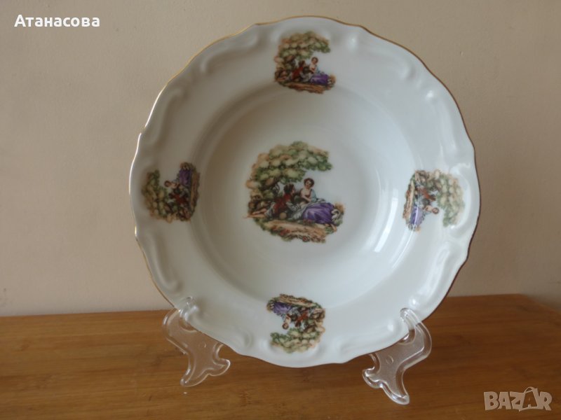 Порцеланова чиния Ромео и Жулиета Изида , снимка 1