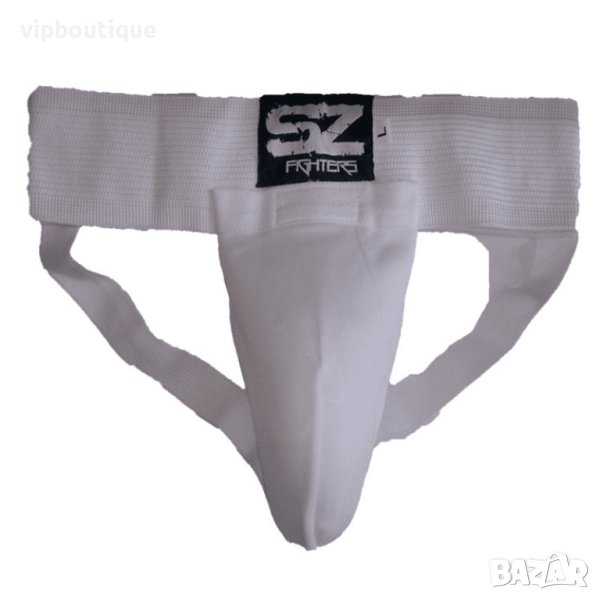 Протектор за слабини с PVC чашка, Бял, снимка 1