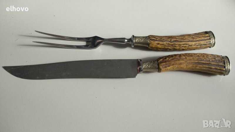 Комплект нож и вилица Hubertus Solingen, снимка 1