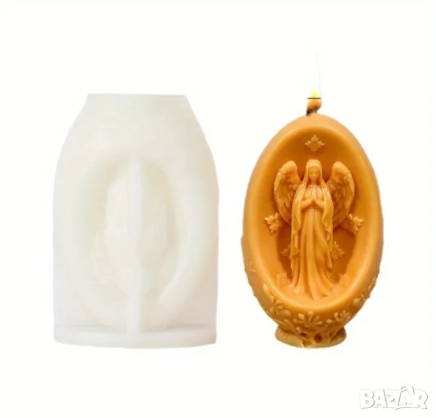 Молд ангел с яйце , снимка 1