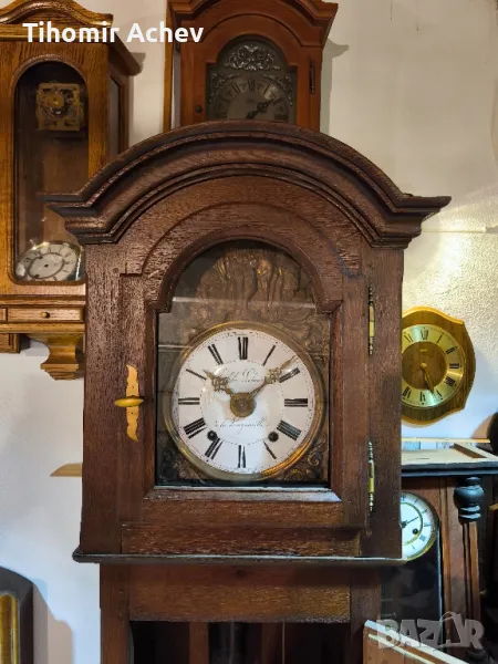 Античен паркетен часовник от 1842 год, френски., снимка 1