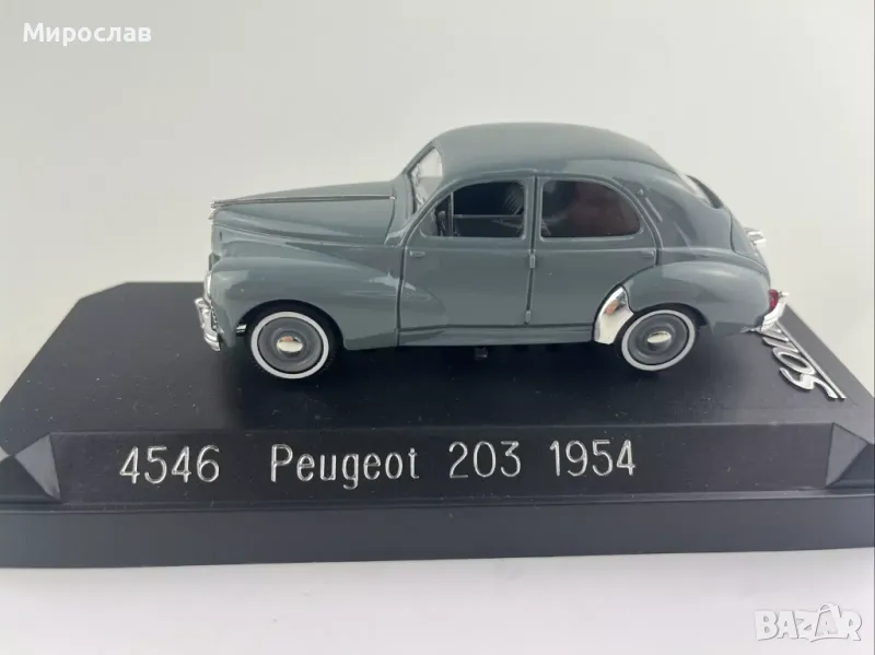 1:43 SOLIDO PEUGEOT 203 КОЛИЧКА ИГРАЧКА МОДЕЛ, снимка 1