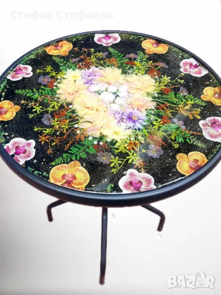 Градинска маса от епоксидна смола, снимка 1