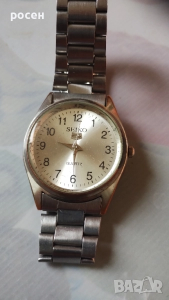 кварцов часовник seiko 5, снимка 1