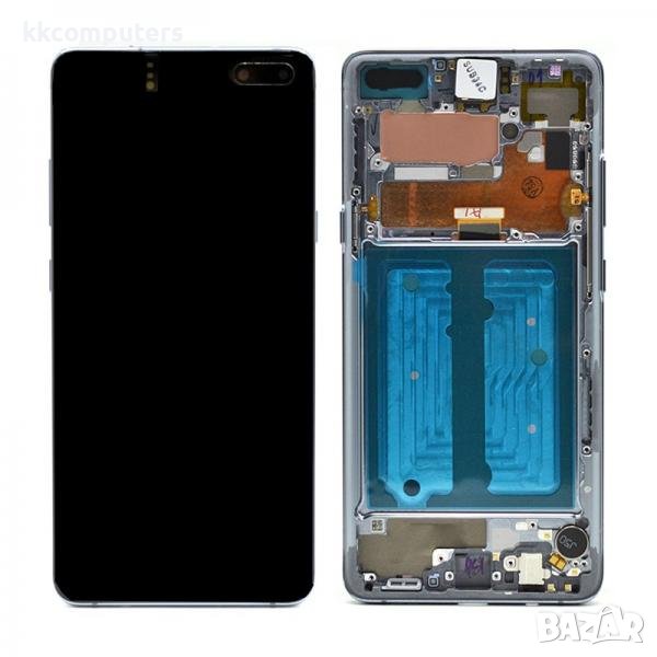LCD Дисплей за Samsung SM-G977F S10 5G / 2019 / GH82-19771B / Тъч скрийн / Рамка / Батерия / Черен /, снимка 1