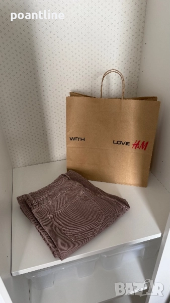 НОВО! H&M широк крачол панталон дънки, снимка 1