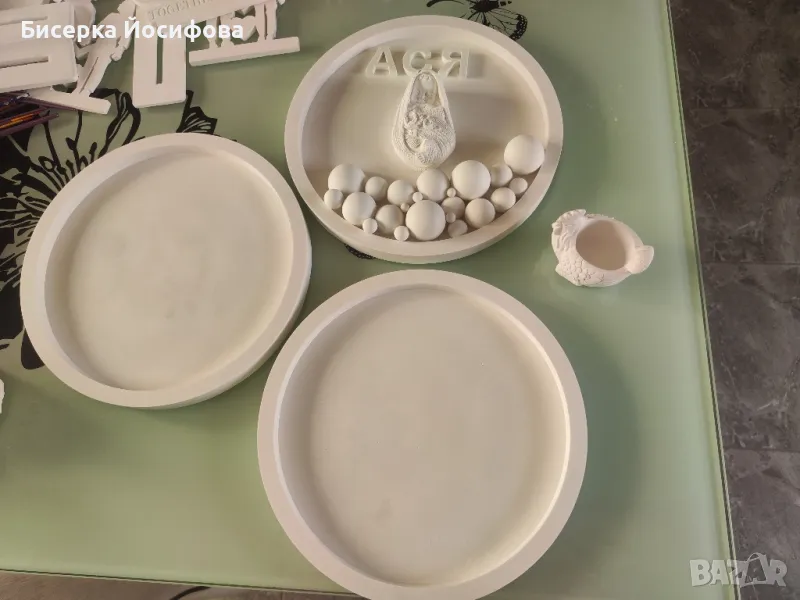 Гипсови отливки различни модели. Цените са различни, снимка 1