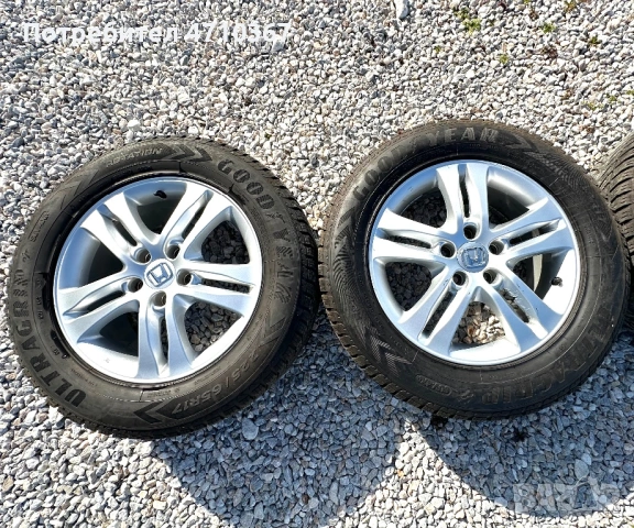 Оригинални джанти 17 от Honda CRV 5x114.3, ET50, 6.5J, снимка 4 - Гуми и джанти - 53843384