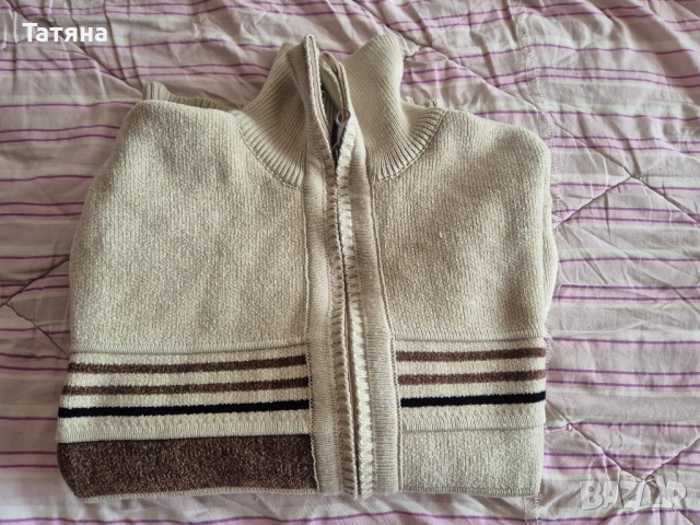 Плетено мъжко горнище XXL/XXXL, снимка 5 - Пуловери - 52923289