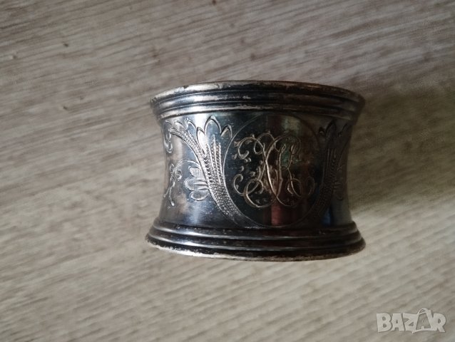 стар посребрен салфетник-Christofle, снимка 1 - Други ценни предмети - 41118632