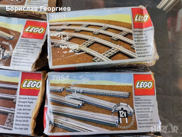 Лего релси влак 12 v lego 7850 7851 7854 7855, снимка 4 - Конструктори - 47434073