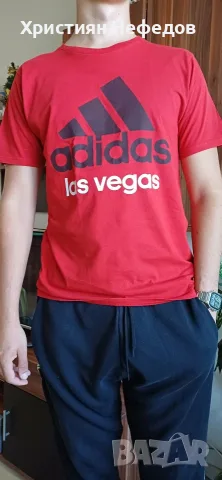 Мъжка спортна тениска Adidas ,памук,р-р Л
