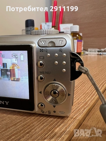 Фотоапарат Sony 6.0 Mp с подаръци, снимка 6 - Фотоапарати - 53869785