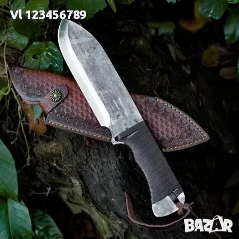 Масивен ловен нож/тип оцеляване/ 100х220 мм, снимка 3 - Ножове - 52257730