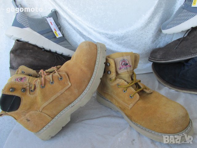 BIG BOY МАСЛОУСТОЙЧИВИ работни обувки 47 - 48,Brahma®,100% естествена кожа = велур, снимка 15 - Мъжки боти - 35847354