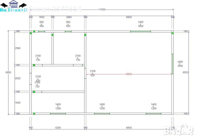 Къща,Бунгало,Преместваема къща,Сглобяеми къщи,Модулни,Жилищни-155м², снимка 7 - Строителни материали - 44161838