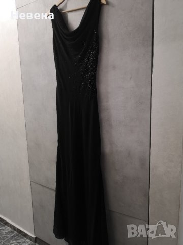 Черна Рокля официална за Висока дама, размер Л, снимка 9 - Рокли - 41961672